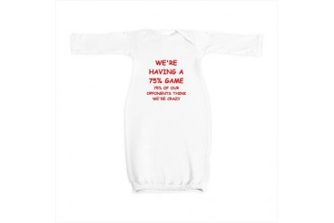 duplicate bridge gifts t-shirts Funny Baby Gown by CafePress