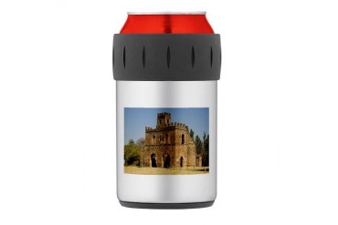 Ethiopia 11 Thermos Can Cooler Travel Thermosreg; Can Cooler by CafePress