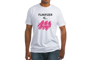 Flakfizer is...Ballet Fitted T-Shirt
