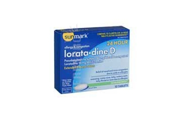 Sunmark Lorata-Dine D 24 Hour 10 tabs