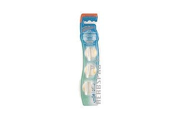 Replaceable Head Toothbrush Nylon Double-Tip X-Soft 3 heads