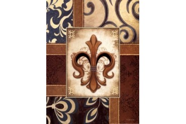 Fluer-De-Lis V Poster Print by Dee Dee (12 x 16)