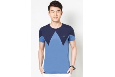 Kei&Kori Cut & Sew Tee With Triangle Pocket