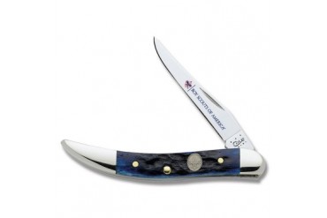 Case Boy Scouts of America Tiny Toothpick with Navy Blue Jigged Bone Handle
