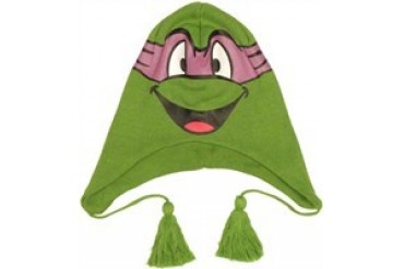 Teenage Mutant Ninja Turtles Donatello Face Chullo Tassel Printed Beanie