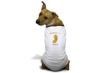 Mommy's Little Peanut Baby Dog T-Shirt by CafePress