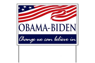 Barack Obama Joe Biden Yard Sign