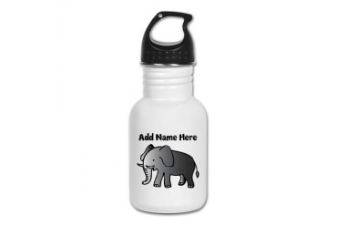 Personalized Elephant Kid's Water Bottle