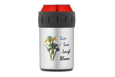 Live love laugh Bloom.jpg Thermos Can Cooler Mother's day Thermosreg; Can Cooler by CafePress