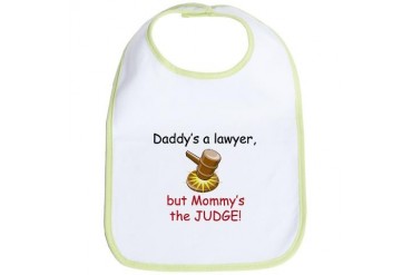Mommy Judge Funny Bib by CafePress