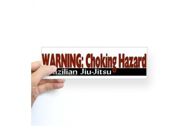 Warning: Choking Hazard" Bumper Sticker
