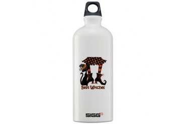 Best Witches Black Cat Cat Sigg Water Bottle 1.0L by CafePress