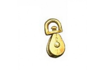 Pulley Rope 3 8In 29Lb 1-1 2In Baron Mfg. Co. Llc Polished Solid Bronze