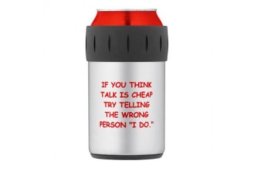 MARRY.png Thermos Can Cooler Funny Thermosreg; Can Cooler by CafePress