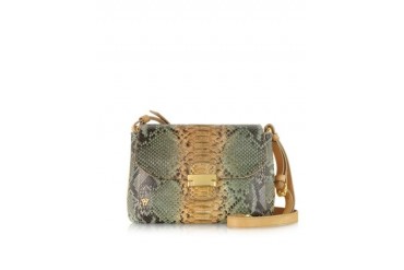 Python Leather Shoulder Bag