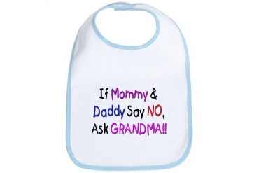 Ask Grandma Funny Bib by CafePress