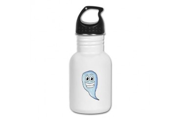 Ghosty Funny Kid's Water Bottle by CafePress