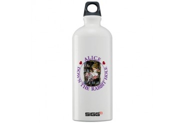 Alice - Down the Rabbit Hole Sigg Water Bottle 1.0 Baby Sigg Water Bottle 1.0L by CafePress