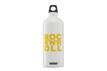 Rock and Roll Word Cloud Guitar Sigg Water Bottle 0.6L by CafePress