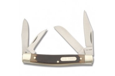 Schrade Old Timer Workmate with Brown Sawcut OT Compostion Handle
