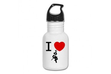 Tap Dancing Music Kid's Water Bottle by CafePress