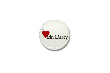 Jane Austen Mr. Darcy Mini Button