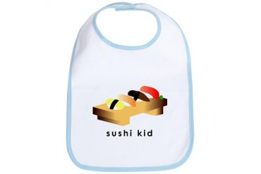 Sushi Kid Funny Bib by CafePress