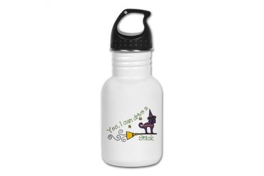 I Can Drive Holiday Kid's Water Bottle by CafePress