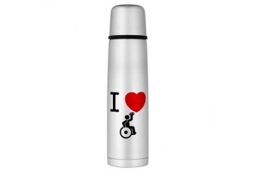Wheelchair Rugby Large Thermos Bottle Funny Large Thermosreg; Bottle by CafePress