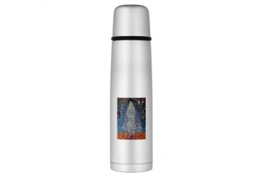 Gustav Klimt Baroness Elizabeth Large Thermos Bott Vintage Large Thermosreg; Bottle by CafePress
