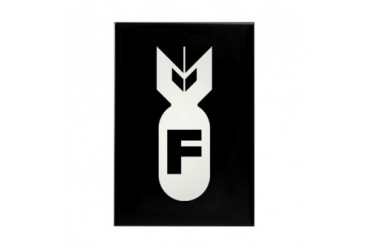 CafePress F Bomb Rectangle Magnet