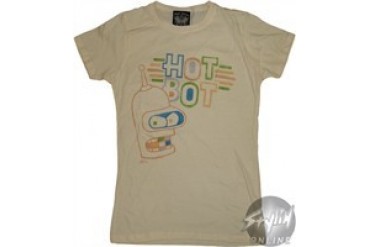 Futurama Bender Hot Bot Baby Doll Tee