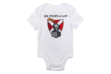 Sir Poops-a-lot Baby Infant Bodysuit by CafePress