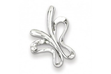 15mm Asymmetrical Butterfly Slide in Sterling Silver