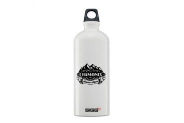 Chamonix Mountain Emblem France Sigg Water Bottle 0.6L by CafePress
