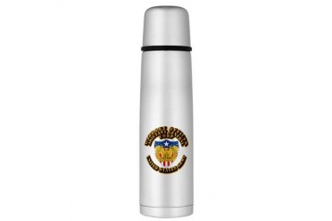 Army - WO - AG Corps Large Thermos Bottle Army Large Thermosreg; Bottle by CafePress