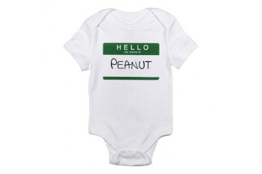 My Name is Peanut Infant Bodysuit