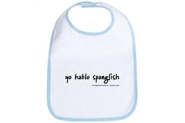 Yo Hablo Spanglish Baby Bib by CafePress