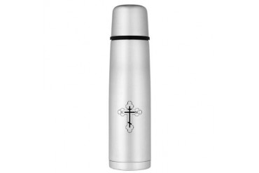 Orthodox Cross Large Thermos Bottle Christian Large Thermosreg; Bottle by CafePress