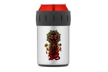 Ganesha bonji 2 Thermos Can Cooler Religion Thermosreg; Can Cooler by CafePress