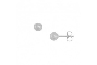 Top Choice 925 Sterling Silver Ball Stud Earrings 5 MM