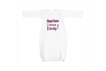 Happy Easter Holiday Motivational Baby Gown by CafePress