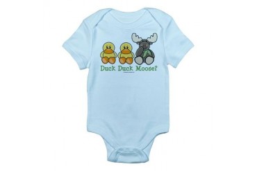 Funny Duck Duck Moose Infant Onesie