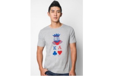EZRA by ZALORA Poker Tee