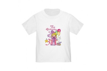 Princess 3rd Birthday Toddler T-Shirt