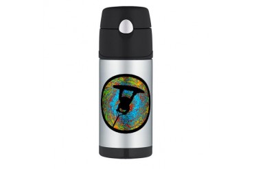 WAKEBOARD Music Thermos Bottle 12oz by CafePress