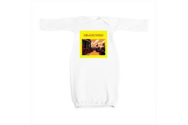 OBAMUNISM.png Funny Baby Gown by CafePress