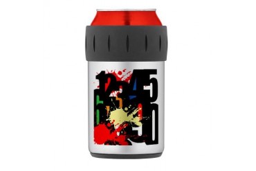 Numbers Thermos Can Cooler Graphic Thermosreg; Can Cooler by CafePress