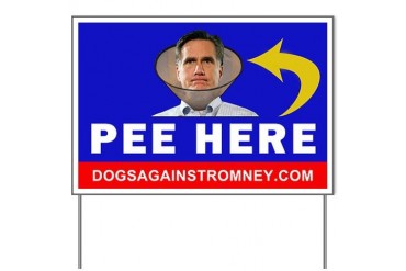 Official Dogs Against Romney Yard Sign
