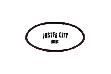 Foster City Rocks California Patches by CafePress